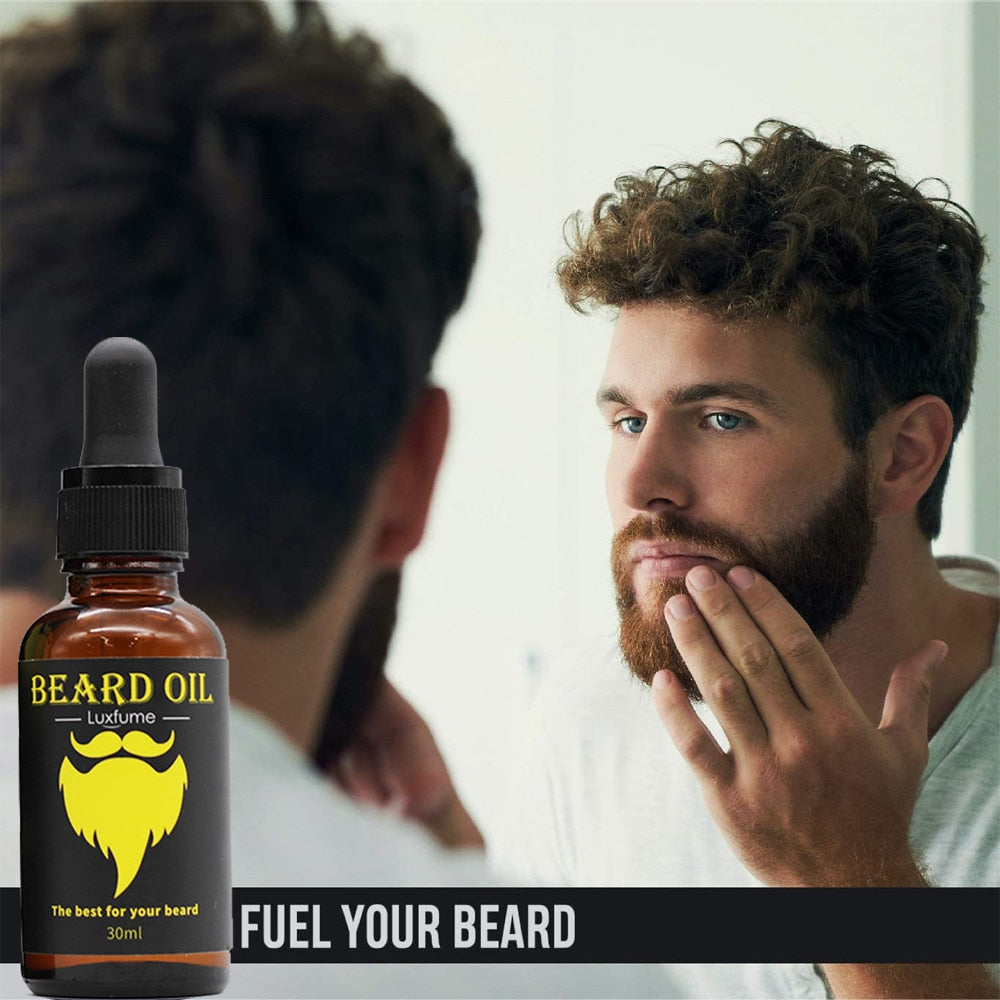Men Beard Growth Kit for Facial Hair Growth