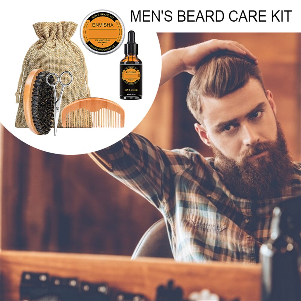 1 Set Men Beard Grooming Kit