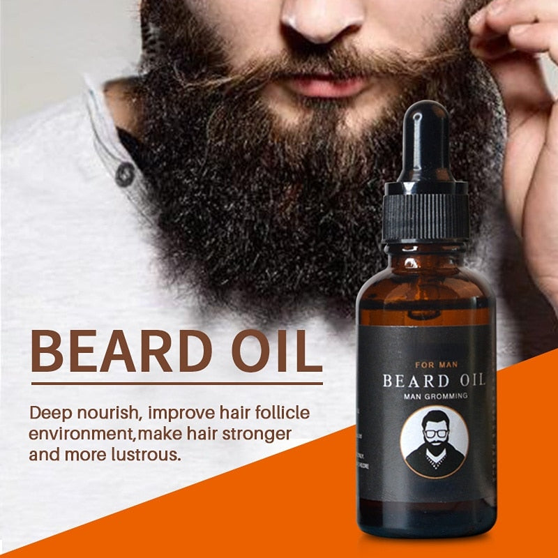 Men Natural Beard Growth Oil Moisturizing