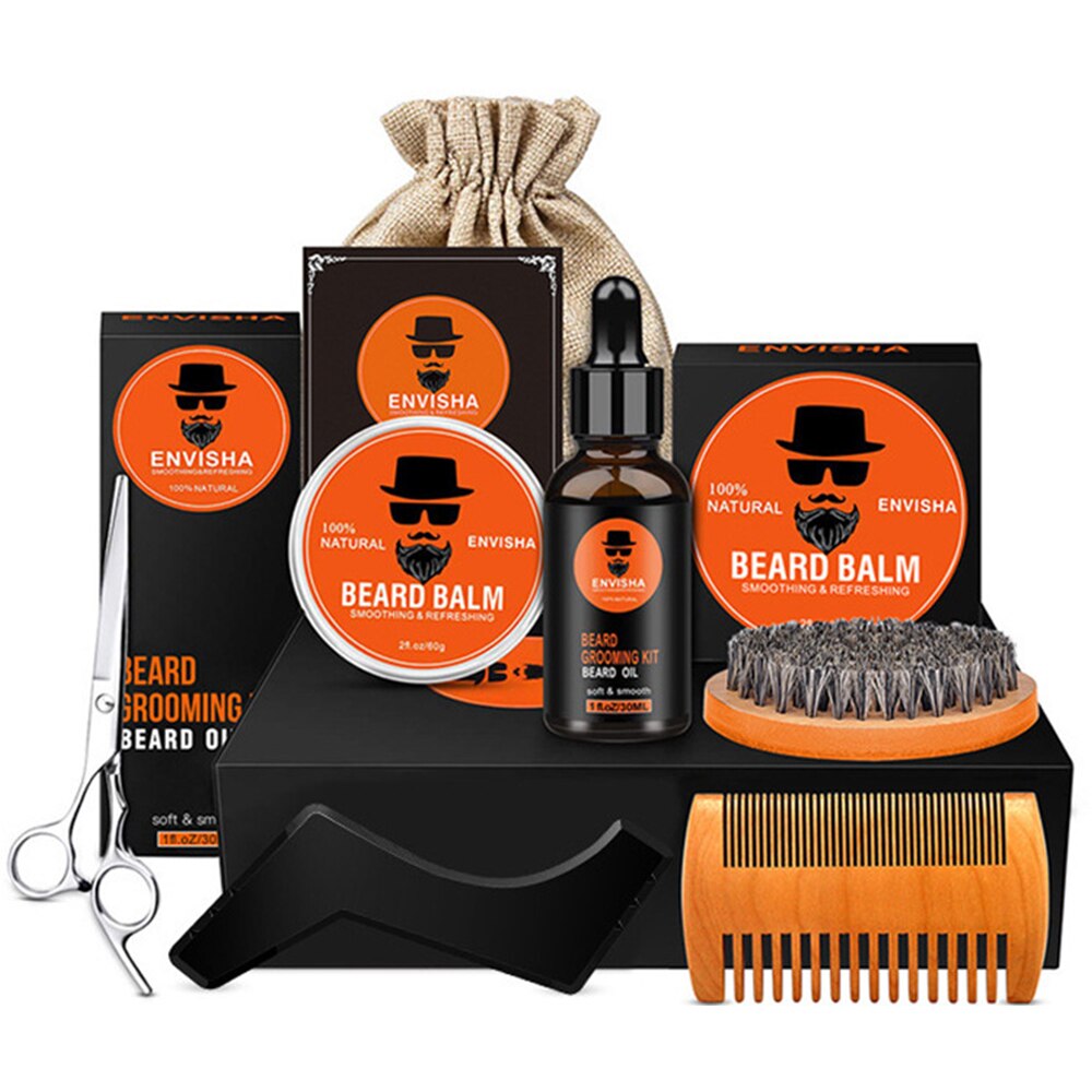 7pcs/set Beard Growth Kit For Men
