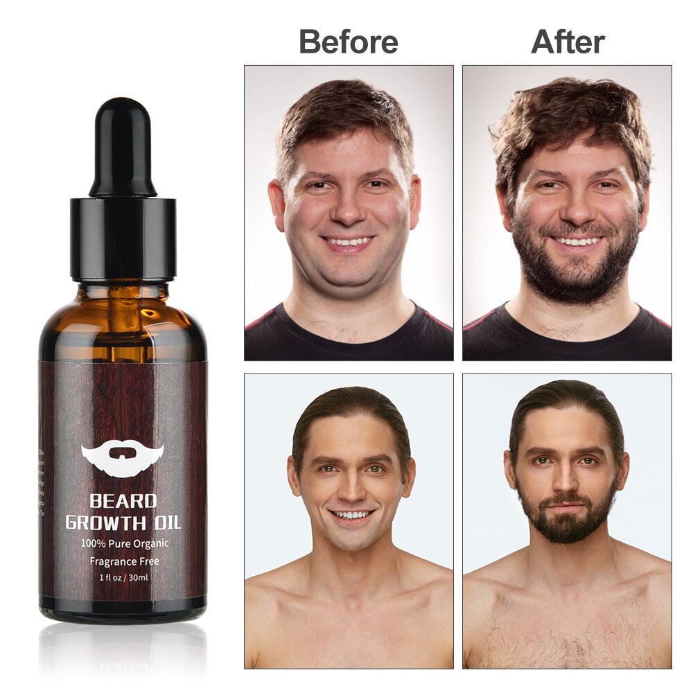Men Beard Growth Kit Essential Oil