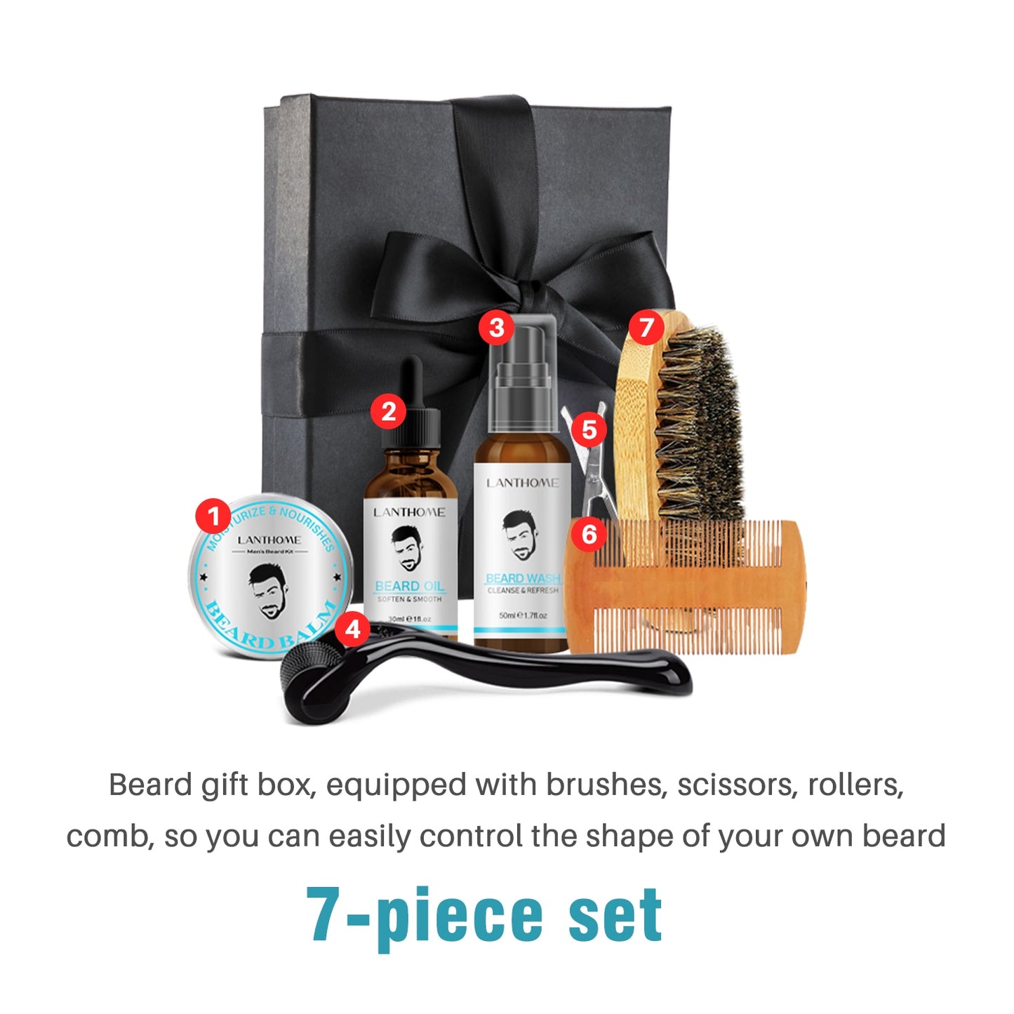 Beard Kit Gift For Men Hair Enhancer