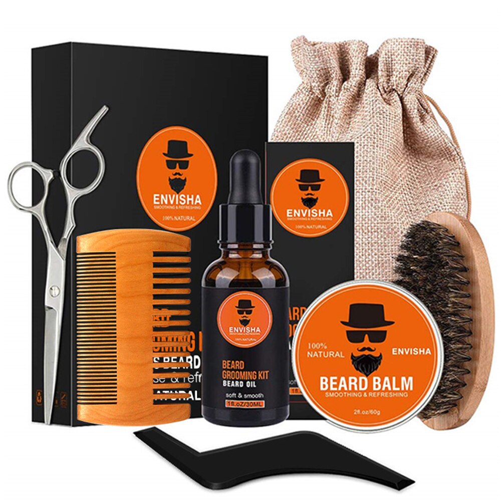 7pcs/set Beard Growth Kit For Men