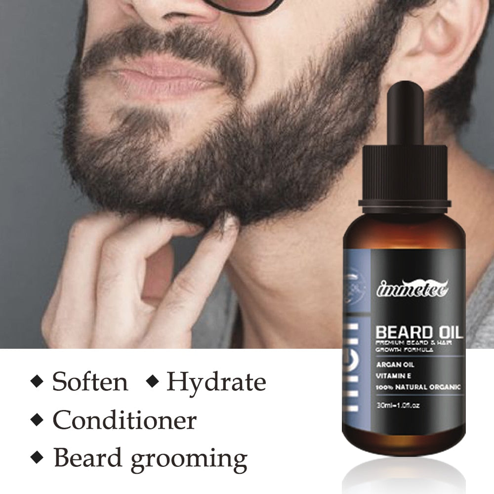 Beard Growth Essential Oil Natural Effective Thicken