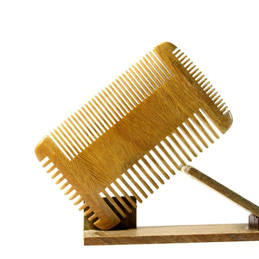 Green Sandalwood Beard Comb