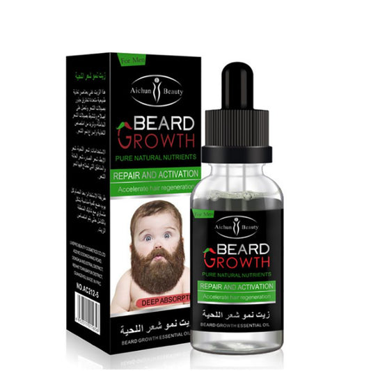 Natural Organic Men Beard Growth Oil